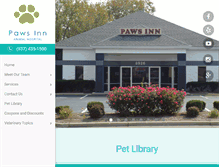 Tablet Screenshot of pawsinnah.com